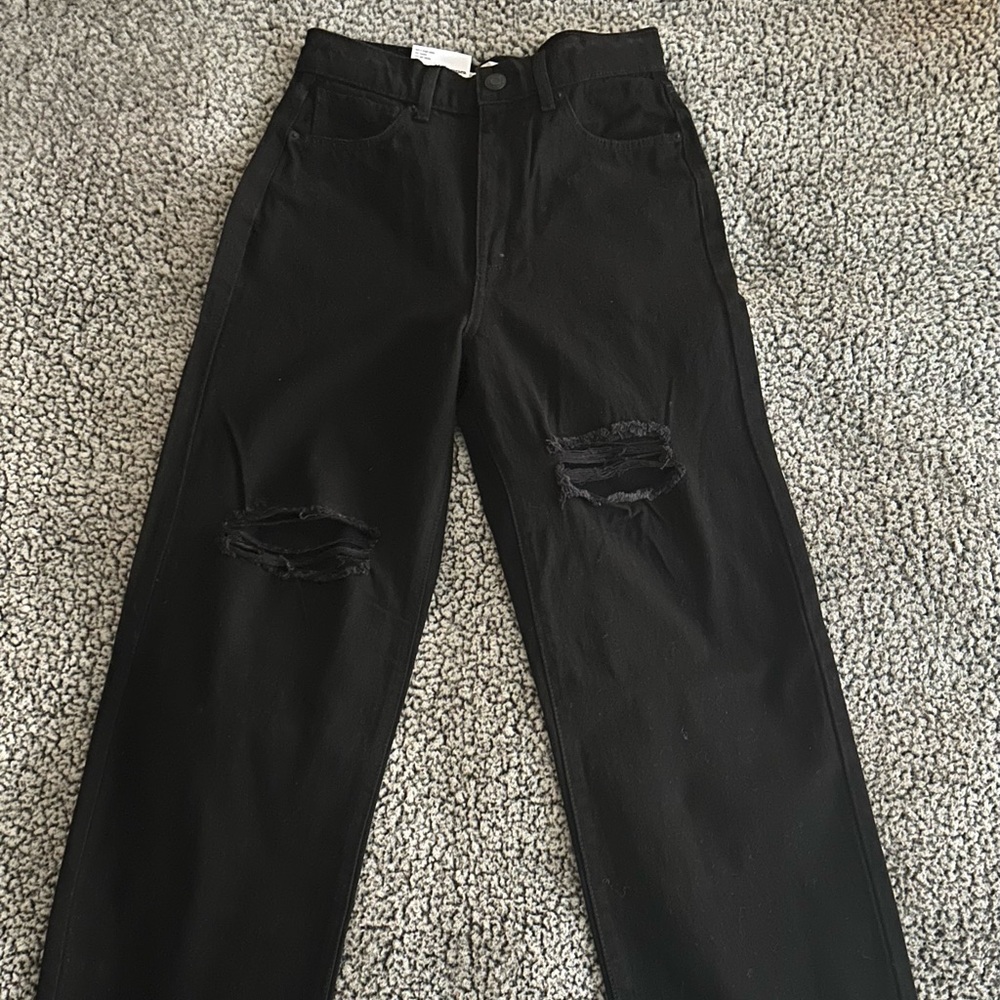 Black baggy jeans